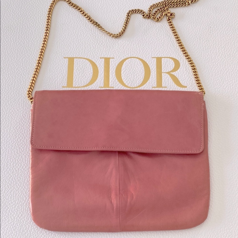 ❤️Vintage Dior Pink Chain Shoulder Bag